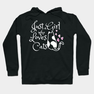 Just  girl who loves cats Hoodie